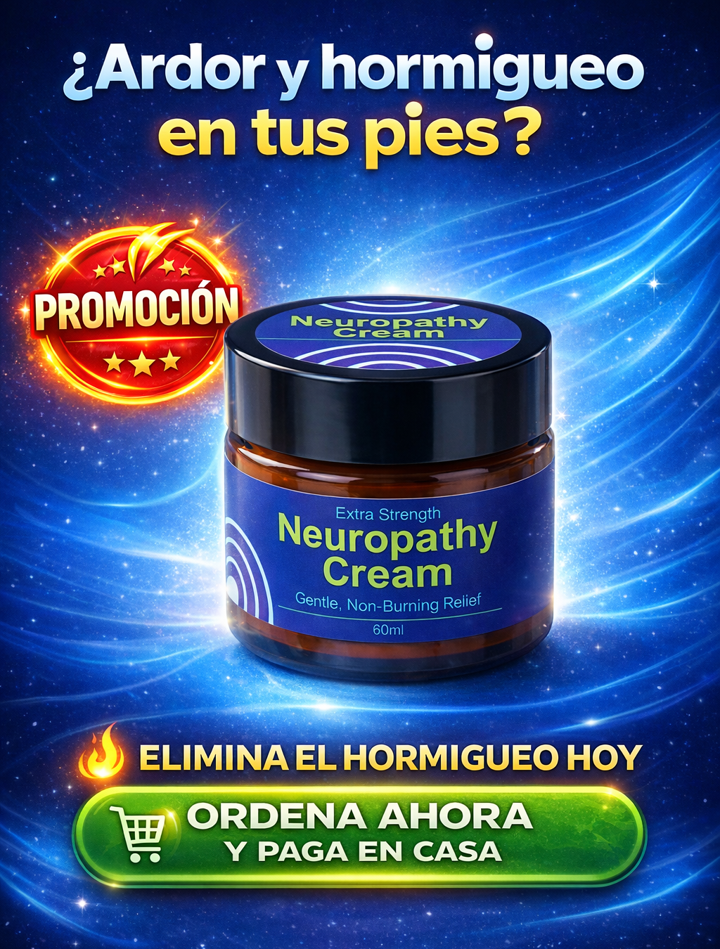 NEUROVÉRA™ – Crema especializada para hormigueo y ardor en pies y manos.