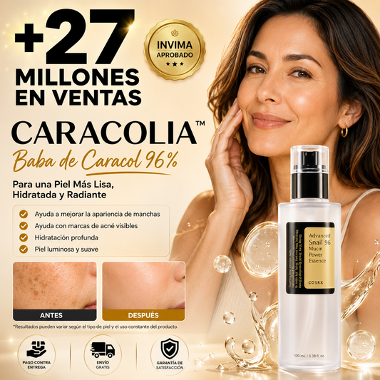 CARACOLIA™ | Baba de Caracol 96% para una piel de porcelana
