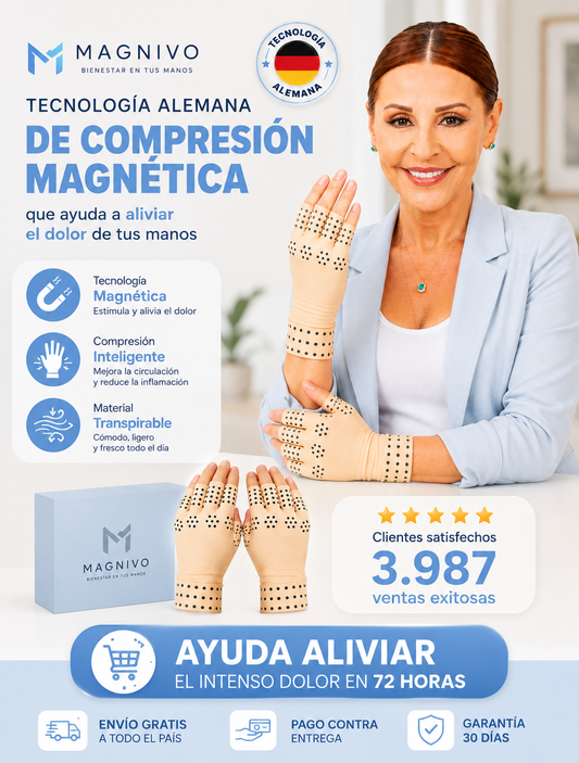Guantes magneticos - alivia el dolor en tus manos con el uso continuo
