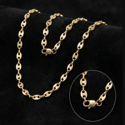 Cadena Laminada 18K Premium