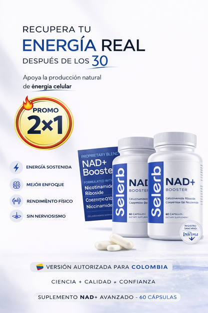 NAD+ Pro - Cellvance KIT 2X1 Tratamiento para tu energia y potencia