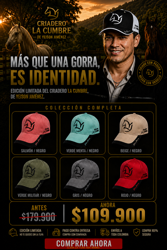 Gorras YJ Corazón Criadero La Cumbre