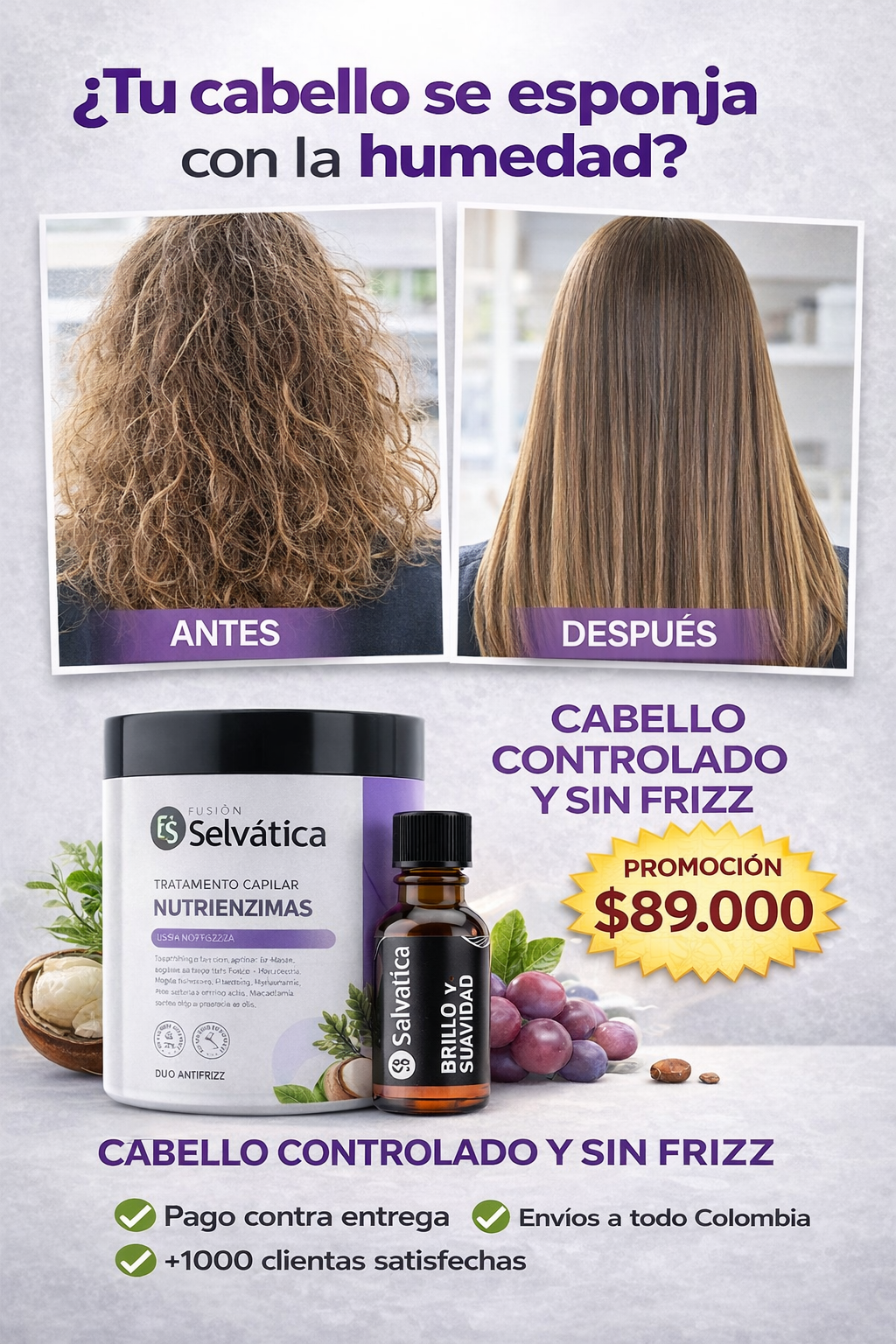 Tratamiento Capilar Nutrienzimas - Selvatic