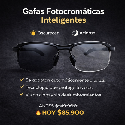 Gafas Fotocromáticas Inteligentes + regalo estuche y paño 💎