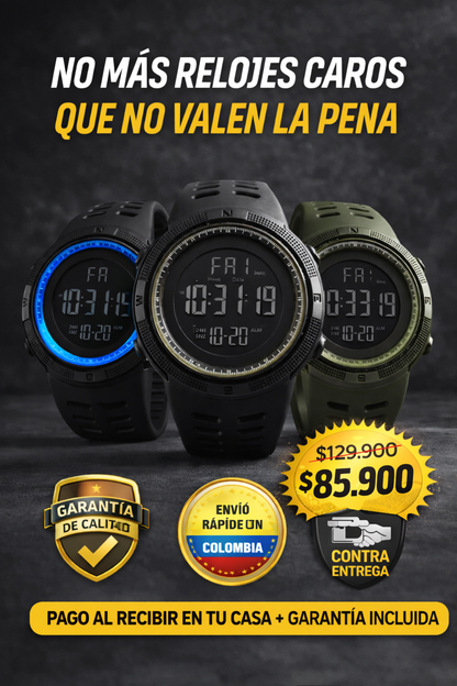 Reloj Sportwatch Tempox - resistente al agua 💦