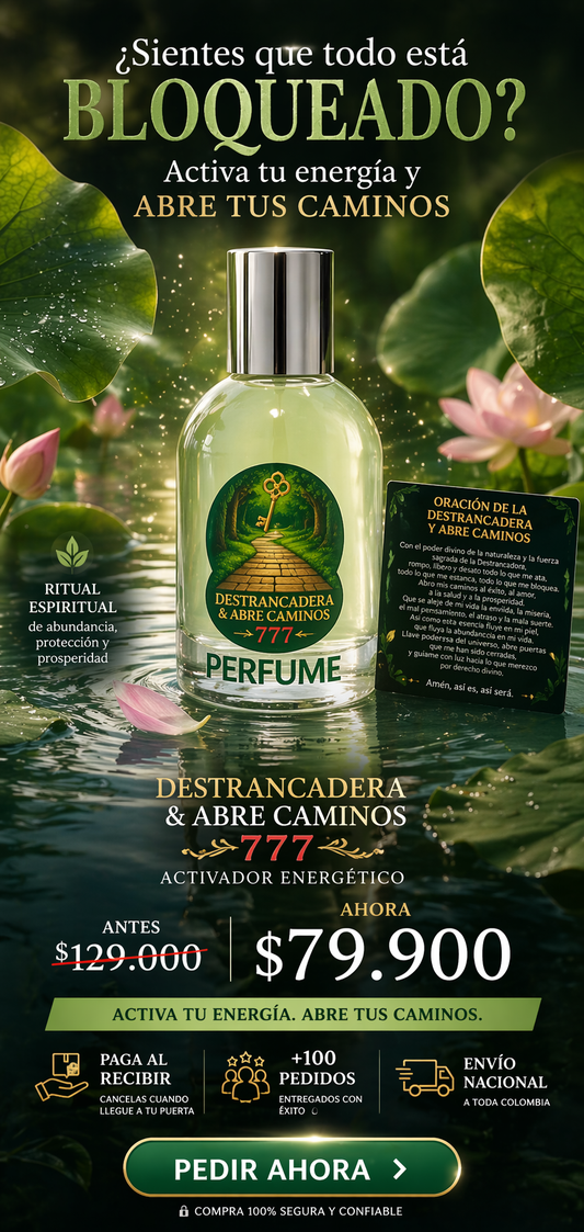 Perfume escencia Macua 777 – Atrae la suerte y abre Caminos