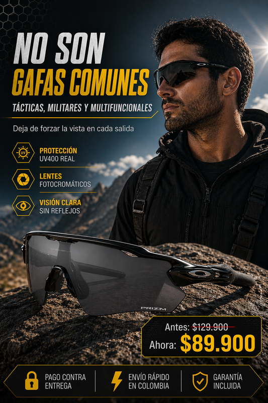 Oakleyy Muricelago - Gafas Tipo Militar UV400 – Máxima Protección